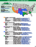 Sales Territories and Map