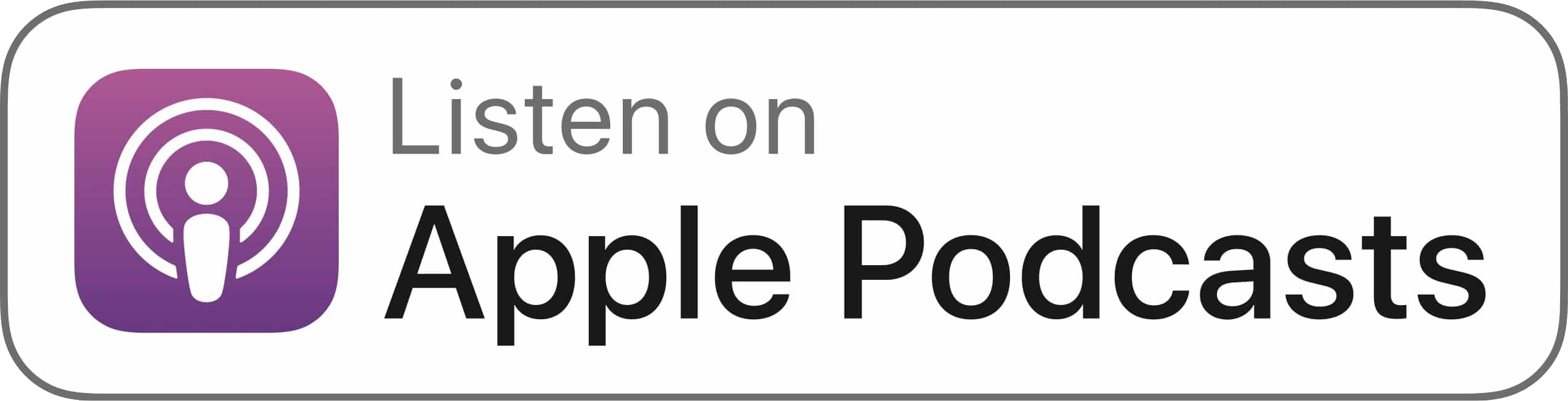 Listen on Apple Podcasts badge